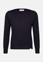 Regular Pullover Uni in Dunkelblau |  Seidensticker Onlineshop