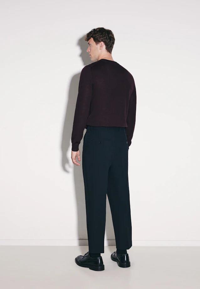 Regular Pullover Uni in Rot |  Seidensticker Onlineshop