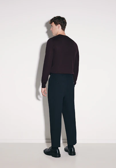 Regular Pullover Uni in Rot |  Seidensticker Onlineshop