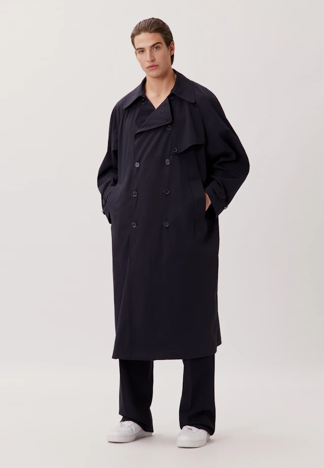 Oversized Coat in Dark Blue |  Seidensticker Onlineshop