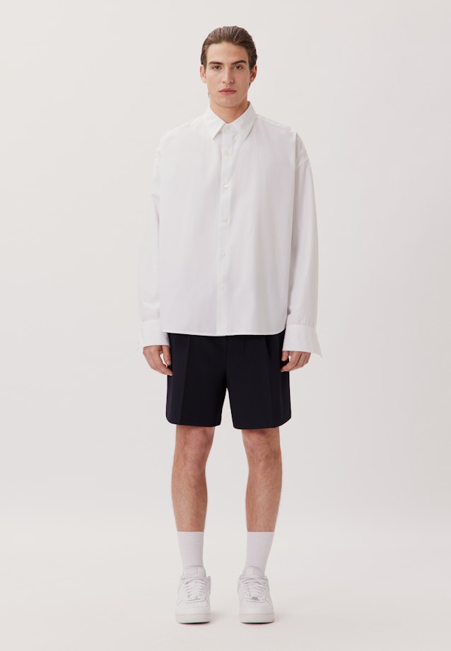 Oversized Shirt Uni in Weiß |  Seidensticker Onlineshop