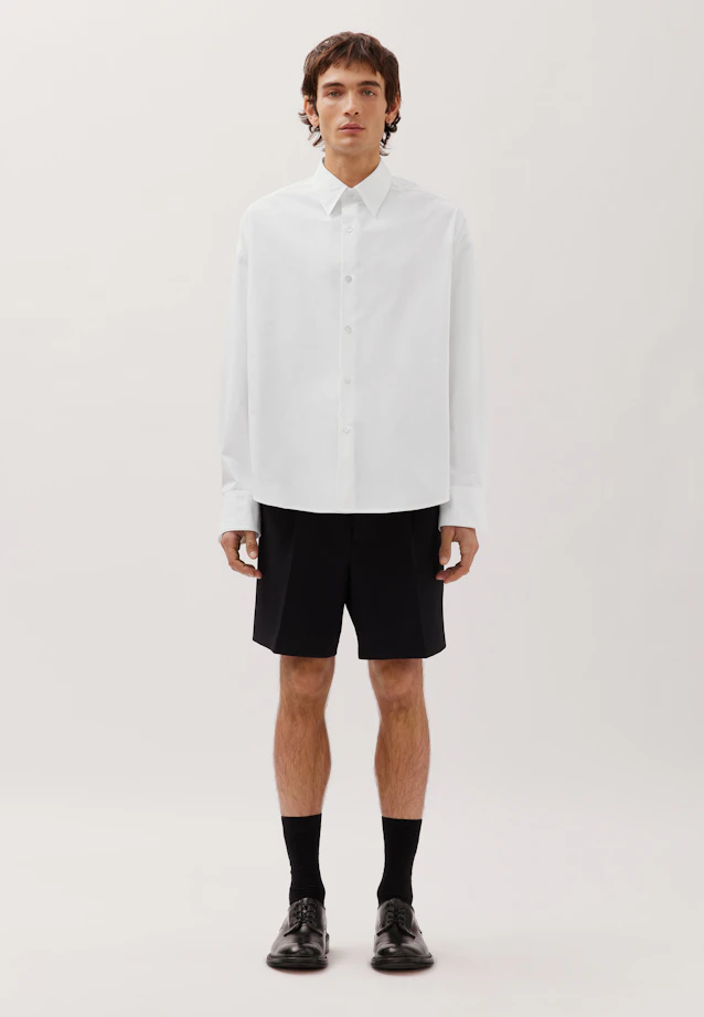 Chemise en coton trop grande et carrée in Blanc |  Seidensticker Onlineshop