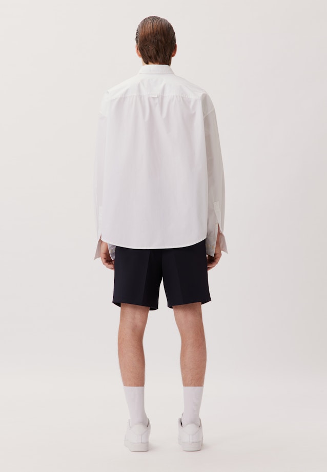 Oversized Shirt Uni in Weiß |  Seidensticker Onlineshop