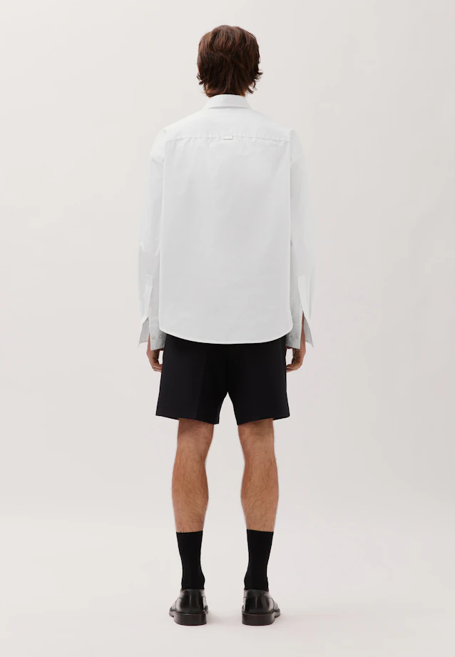 Chemise en coton trop grande et carrée in Blanc |  Seidensticker Onlineshop