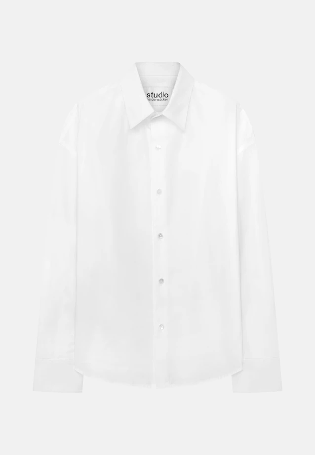 Chemise en coton trop grande et carrée in Blanc |  Seidensticker Onlineshop