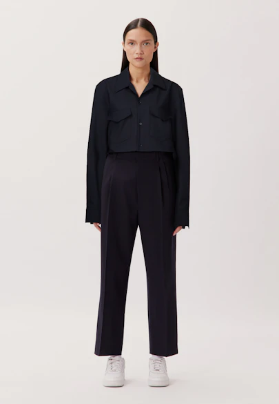 Regular Casual Hemd Uni in Dunkelblau |  Seidensticker Onlineshop