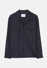 Regular Chemise décontractée Uni in Bleu Foncé |  Seidensticker Onlineshop