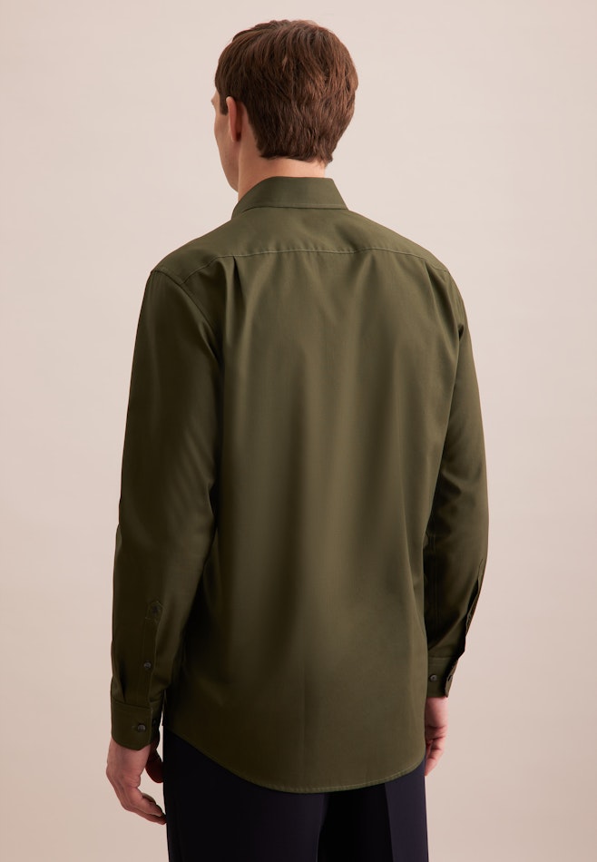 Regular Business shirt Uni in Green | Seidensticker online shop