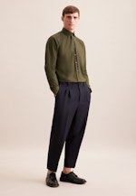 Regular Business Hemd Uni in Grün |  Seidensticker Onlineshop