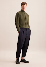 Regular Chemise d'affaires Uni in Vert |  Seidensticker Onlineshop