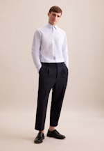 Regular Business shirt Print in Light Blue |  Seidensticker Onlineshop