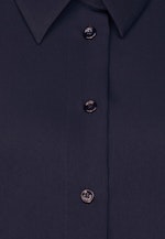 Oversized Hemdbluse aus fließender Ware in Bleu Foncé |  Seidensticker Onlineshop