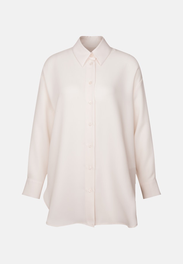 Oversized Hemdbluse aus fließender Ware in Ecru |  Seidensticker Onlineshop