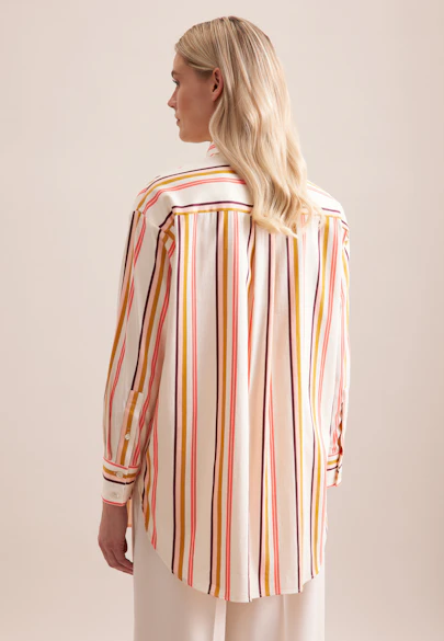 Longbluse Streifen in Rosa/Pink |  Seidensticker Onlineshop