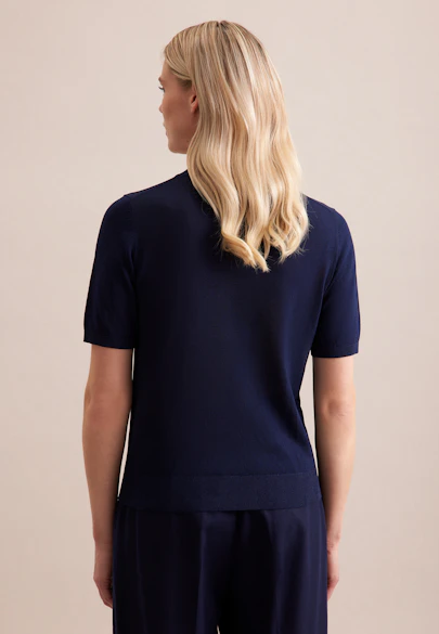 Regular Pullover in Dunkelblau |  Seidensticker Onlineshop