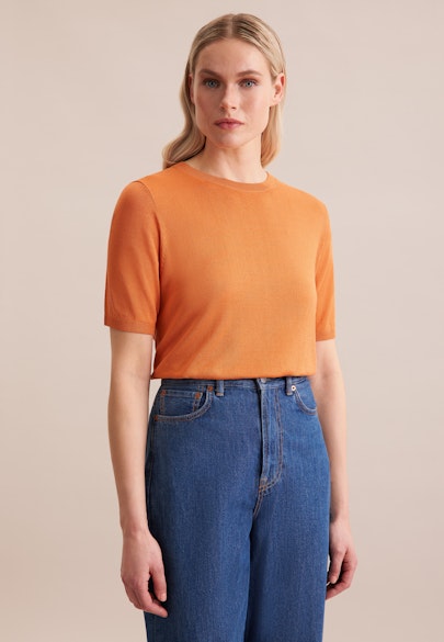 Regular Pullover in Orange |  Seidensticker Onlineshop