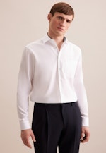 Regular Chemise d'affaires Structure in Blanc |  Seidensticker Onlineshop