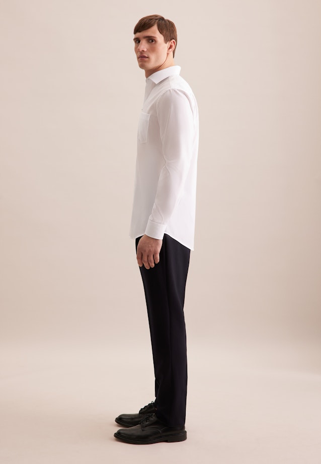 Regular Business shirt Structure in White |  Seidensticker Onlineshop