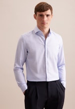 Slim Chemise d'affaires carreaux in Bleu Clair |  Seidensticker Onlineshop