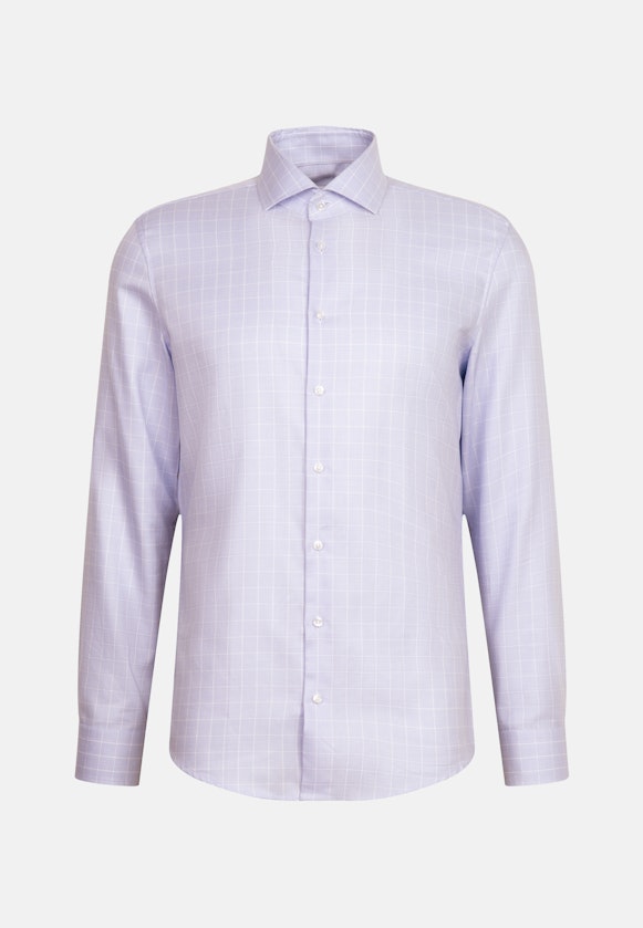 Slim Chemise d'affaires carreaux in Bleu Clair |  Seidensticker Onlineshop