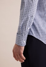 Slim Chemise Performance Imprimé in Bleu Clair |  Seidensticker Onlineshop