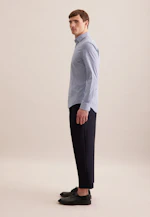 Slim Performance-Hemd Druck in Hellblau |  Seidensticker Onlineshop