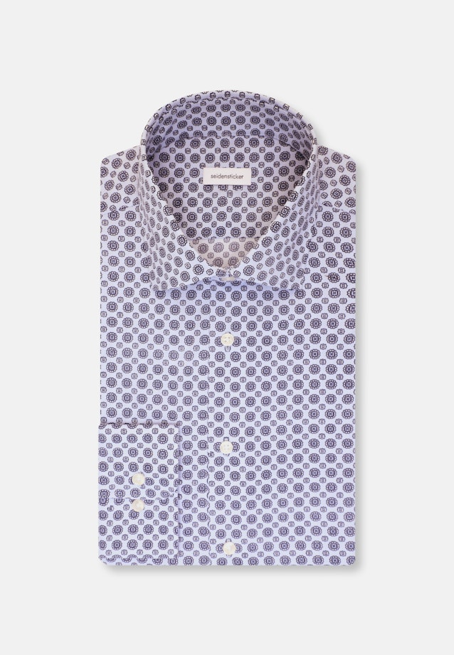 Slim Chemise Performance Imprimé in Bleu Clair |  Seidensticker Onlineshop