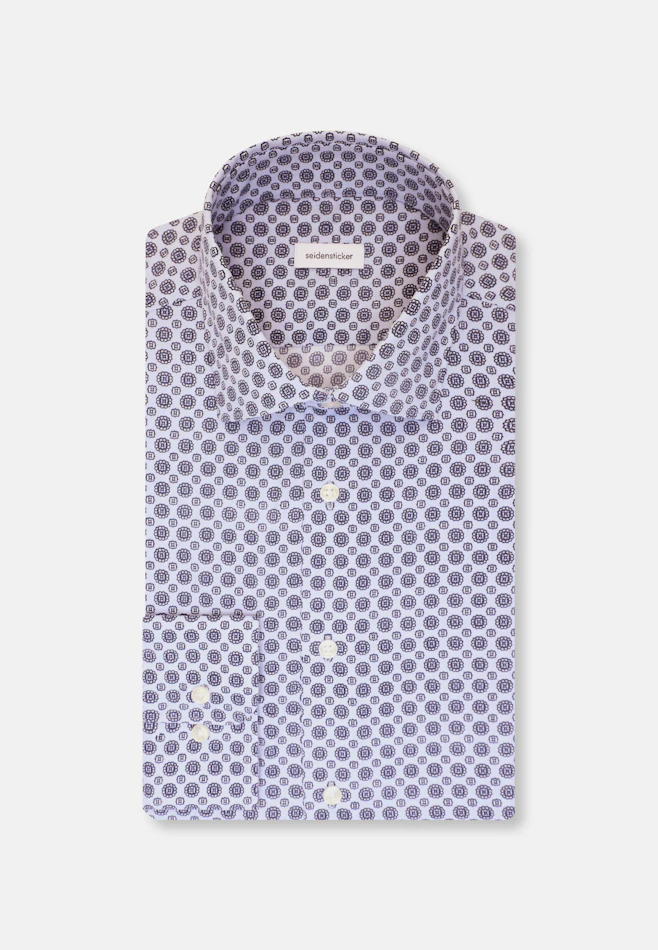 Slim Chemise Performance Imprimé dans Bleu Clair | Boutique en ligne Seidensticker