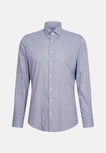 Slim Chemise Performance Imprimé in Bleu Clair |  Seidensticker Onlineshop