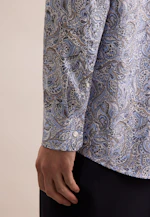 Regular Chemise d'affaires Floral in Bleu Clair |  Seidensticker Onlineshop