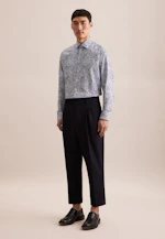 Regular Chemise d'affaires Floral in Bleu Clair |  Seidensticker Onlineshop