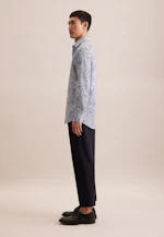 Regular Chemise d'affaires Floral in Bleu Clair |  Seidensticker Onlineshop
