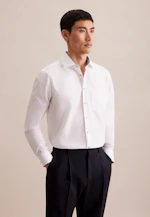 Regular Chemise d'affaires Uni in Blanc |  Seidensticker Onlineshop