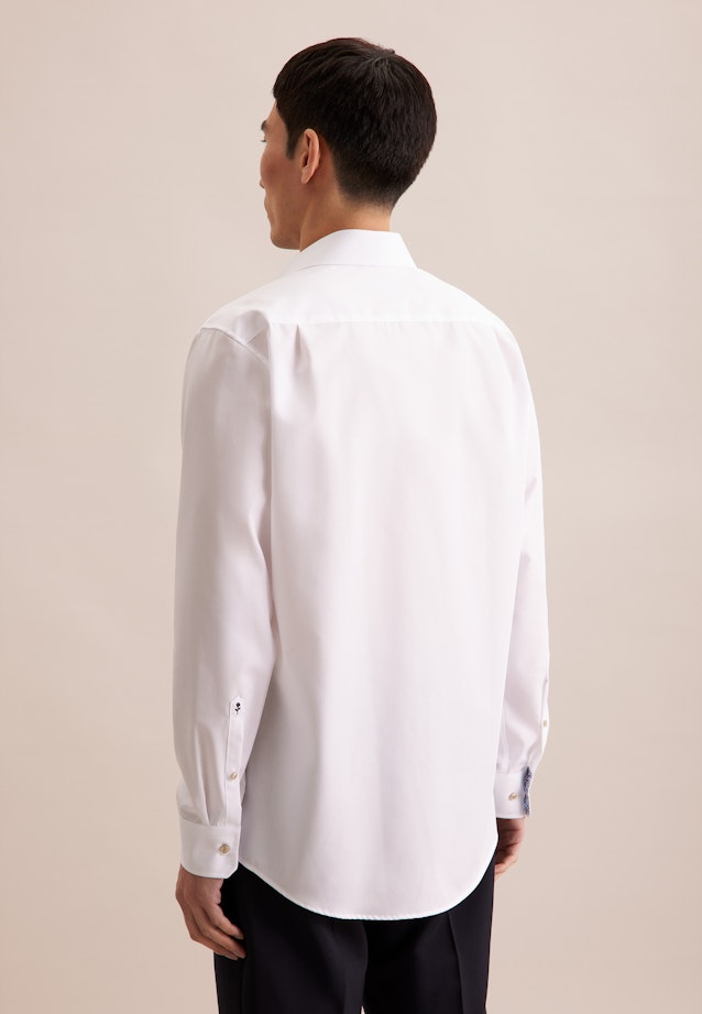 Regular Business Hemd Uni in Weiß |  Seidensticker Onlineshop