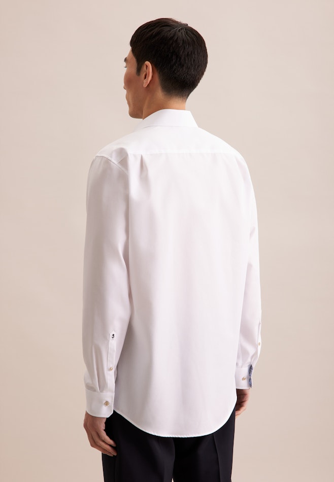 Regular Business Hemd Uni in Weiß | Seidensticker Onlineshop