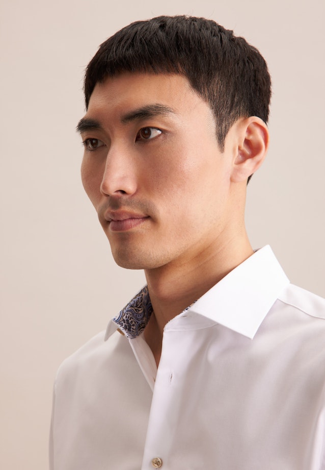 Regular Business Hemd Uni in Weiß |  Seidensticker Onlineshop