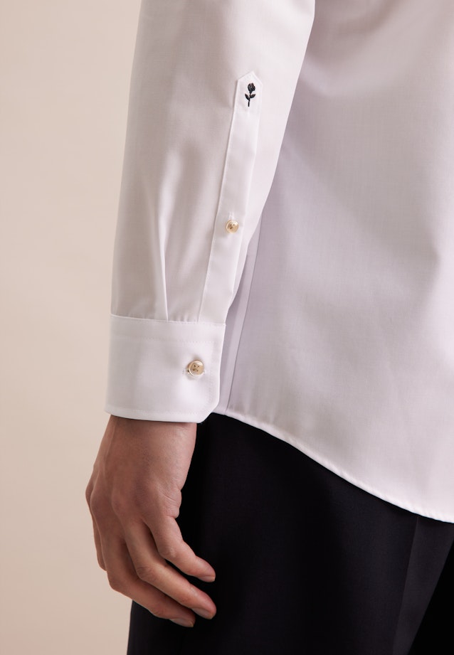 Regular Business Hemd Uni in Weiß |  Seidensticker Onlineshop