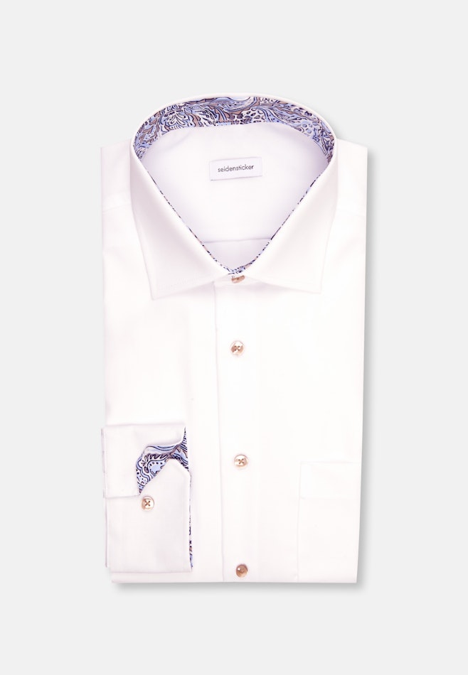 Regular Business shirt Uni in White | Seidensticker online shop