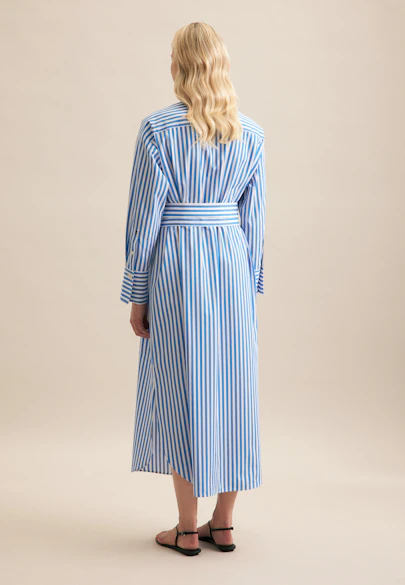 Robe rayures in Bleu Moyen |  Seidensticker Onlineshop