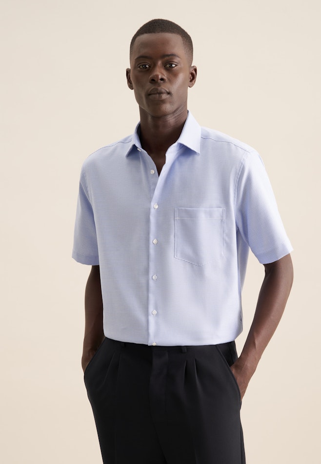 Regular Business shirt Uni in Light Blue | Seidensticker online shop