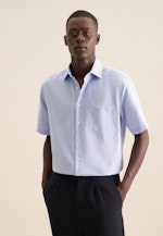 Regular Chemise d'affaires Uni in Bleu Clair |  Seidensticker Onlineshop