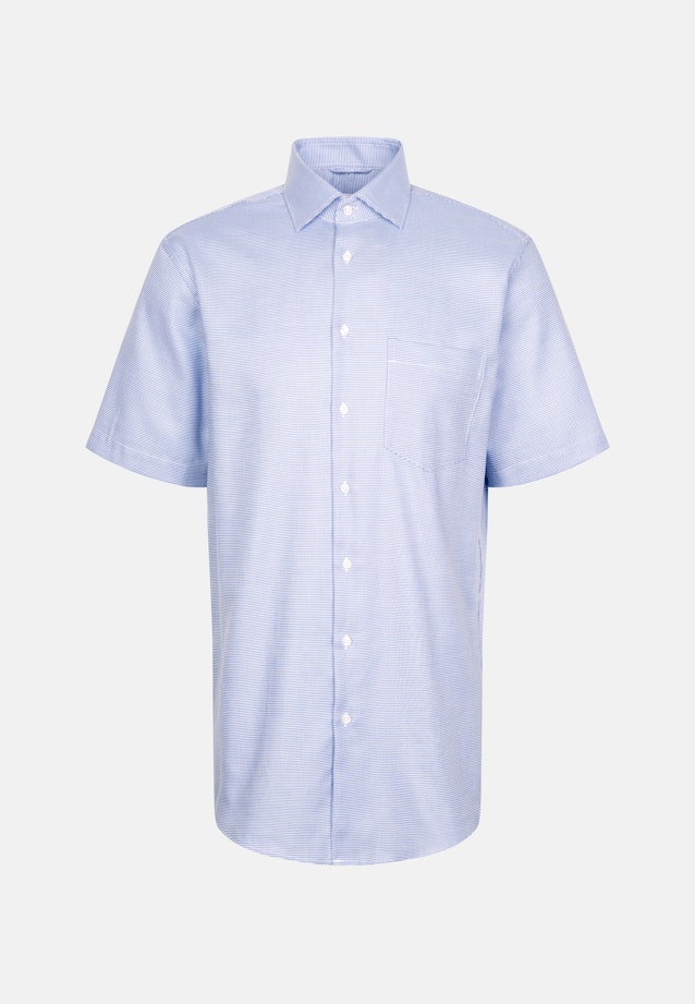 Regular Chemise d'affaires Uni in Bleu Clair |  Seidensticker Onlineshop
