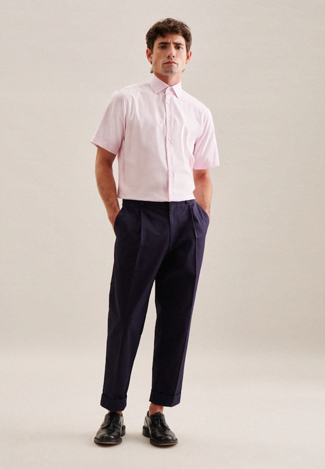 Regular Chemise d'affaires Uni in Rose Fuchsia |  Seidensticker Onlineshop