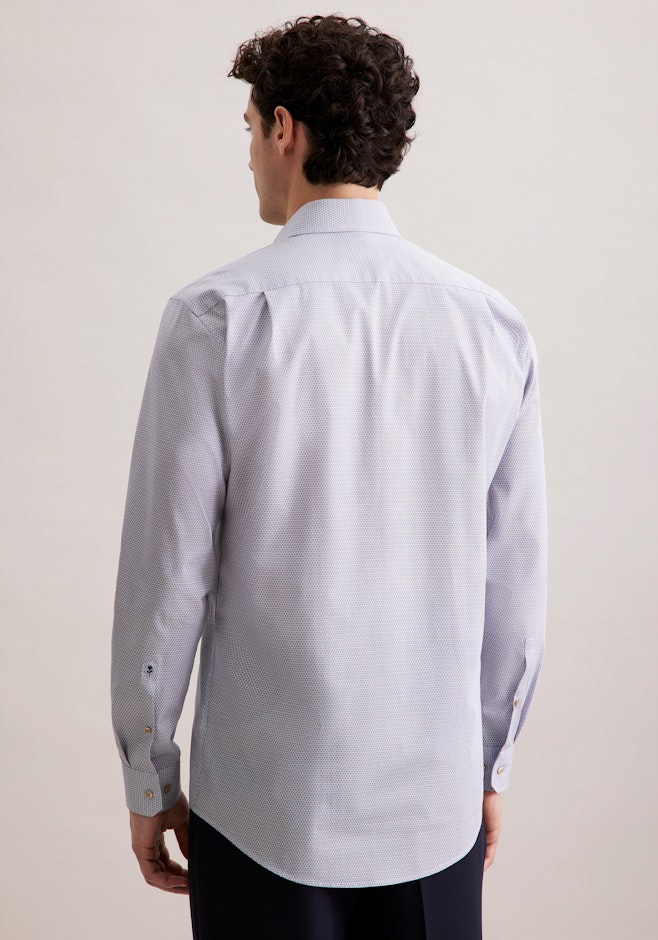 Comfort Business Hemd Druck in Beige | Seidensticker Onlineshop