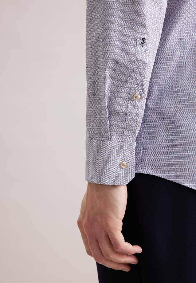 Comfort Chemise d'affaires Imprimé in Beige |  Seidensticker Onlineshop