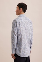 Comfort Business Hemd Floral in Hellblau |  Seidensticker Onlineshop