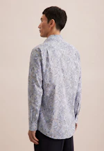Comfort Business Hemd Floral in Hellblau |  Seidensticker Onlineshop