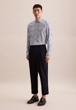 Comfort Chemise d'affaires Floral in Bleu Clair |  Seidensticker Onlineshop