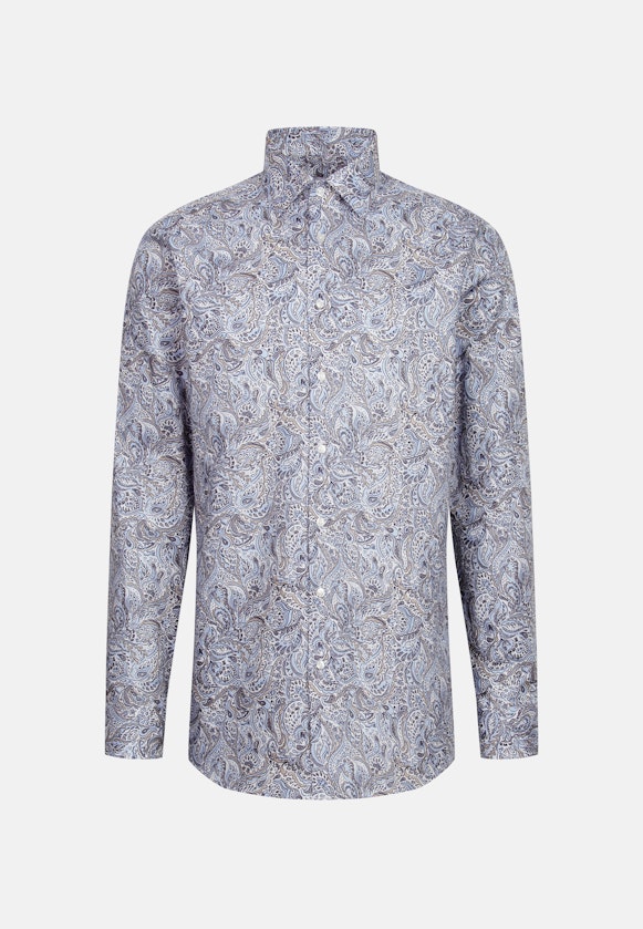 Comfort Chemise d'affaires Floral in Bleu Clair |  Seidensticker Onlineshop