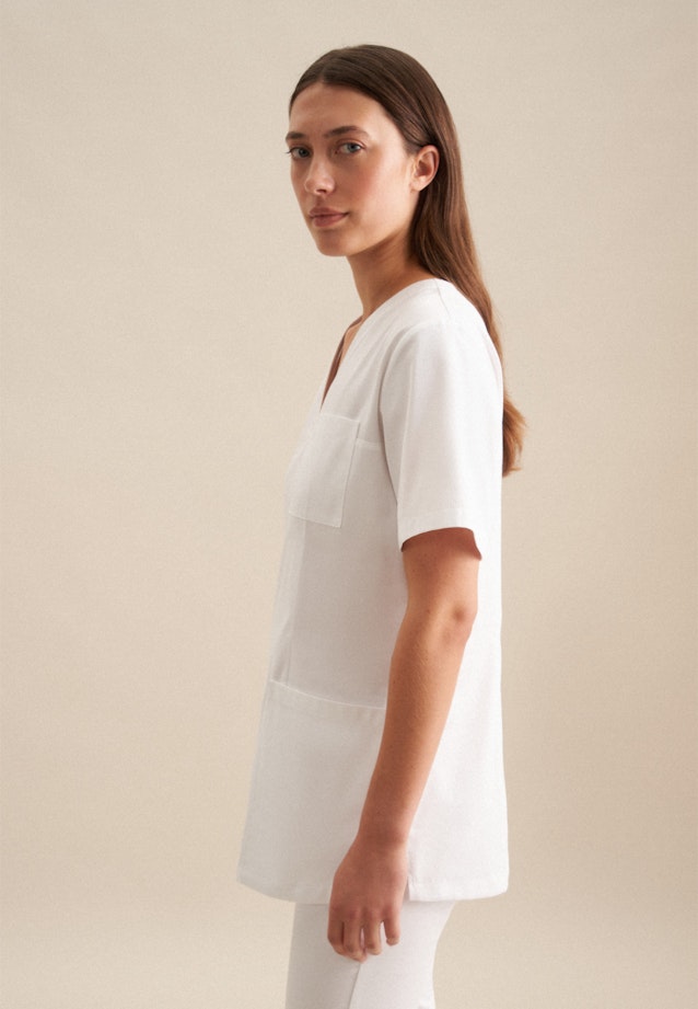Regular Tunic Uni in White |  Seidensticker Onlineshop